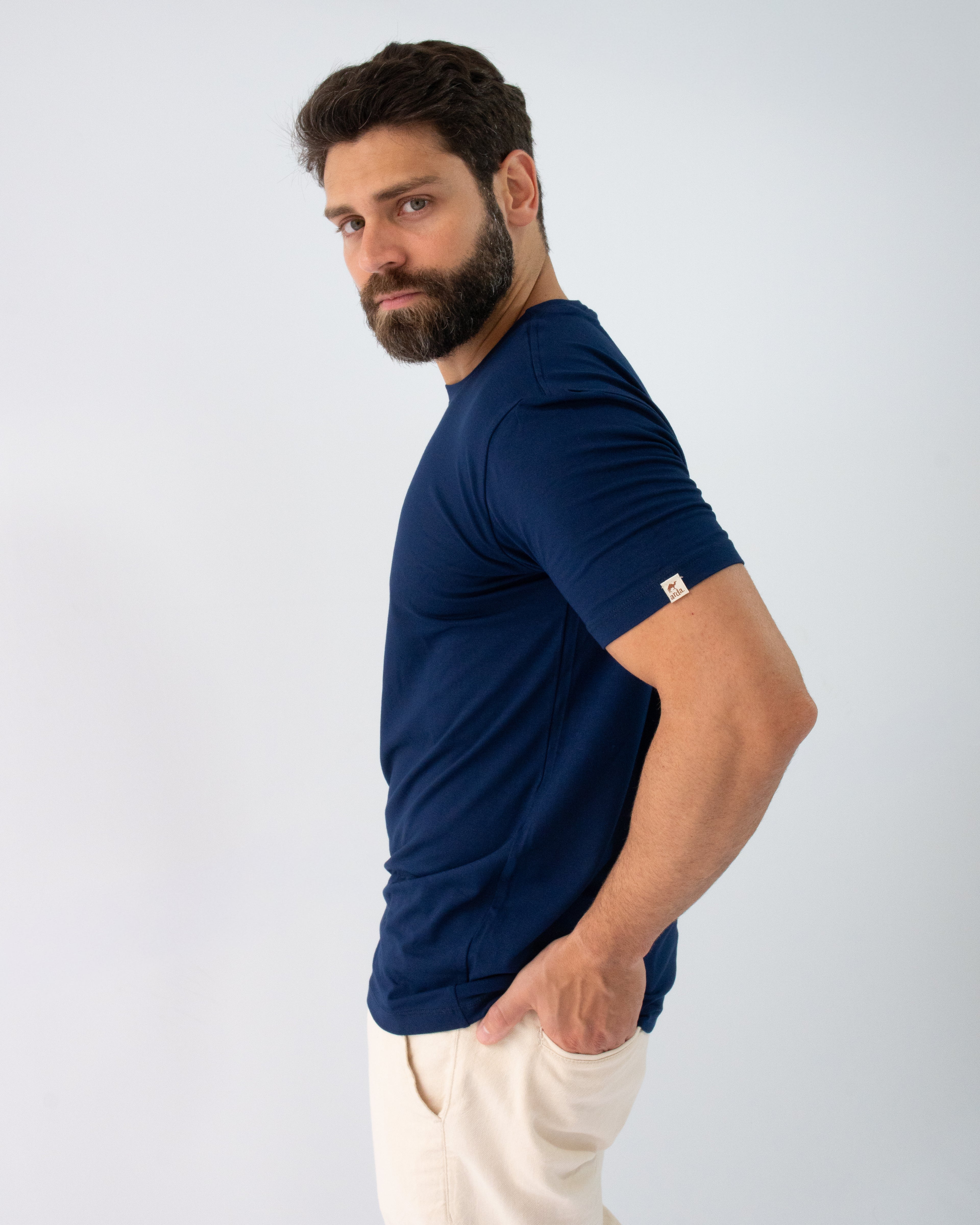 T-SHIRT ANTIODOR AZUL MARINHO
