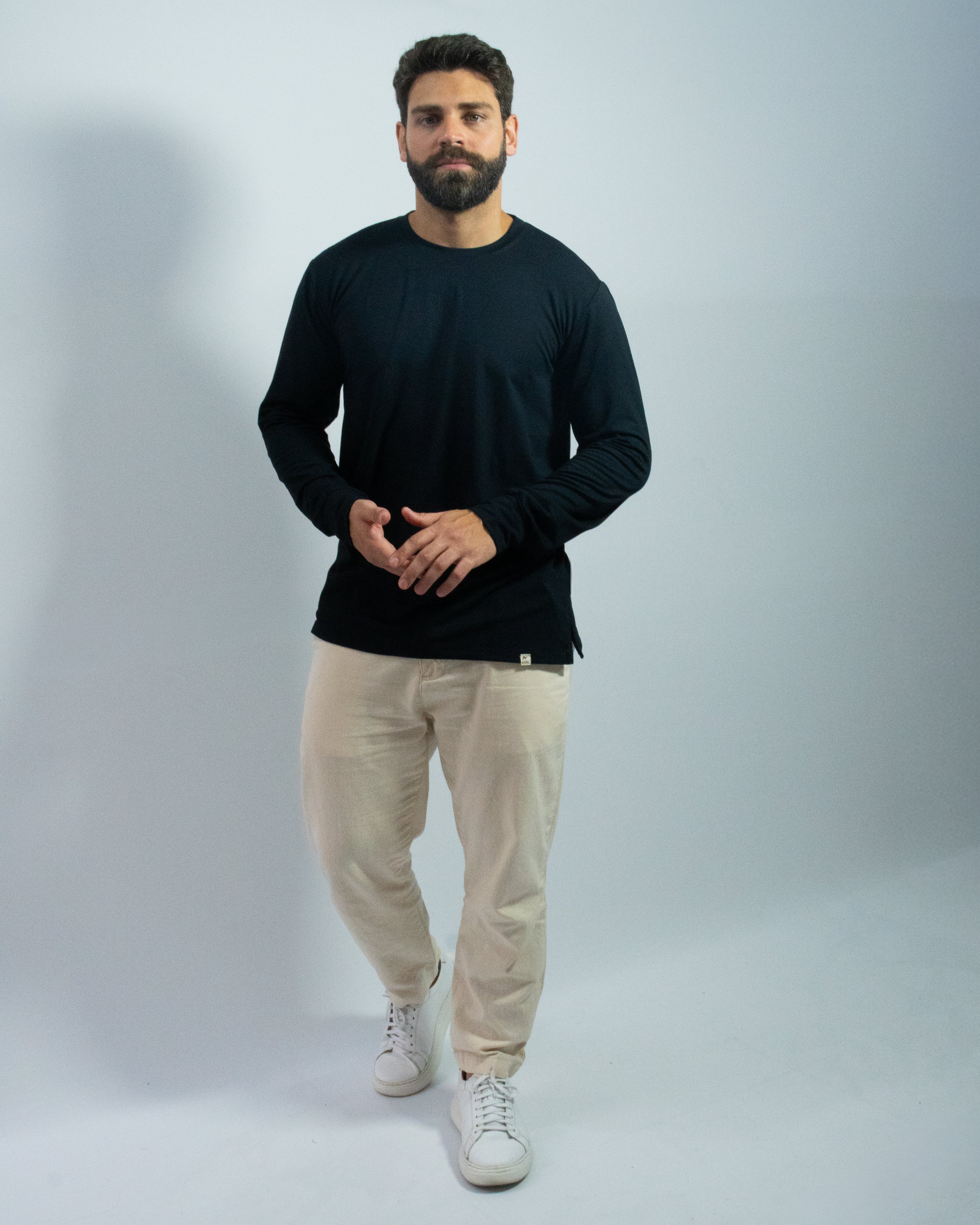 CAMISA SOFT LONG PRETA