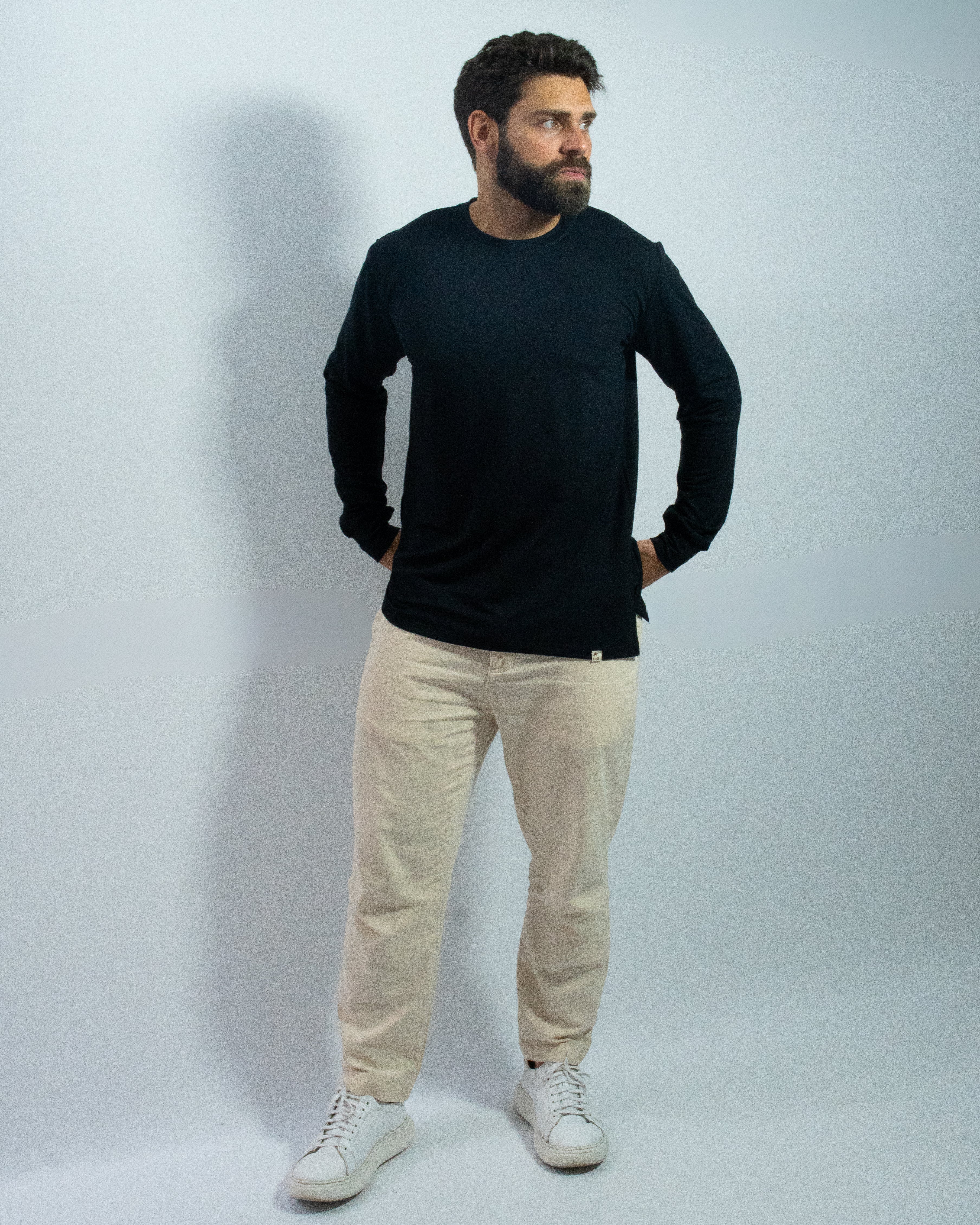 CAMISA SOFT LONG PRETA