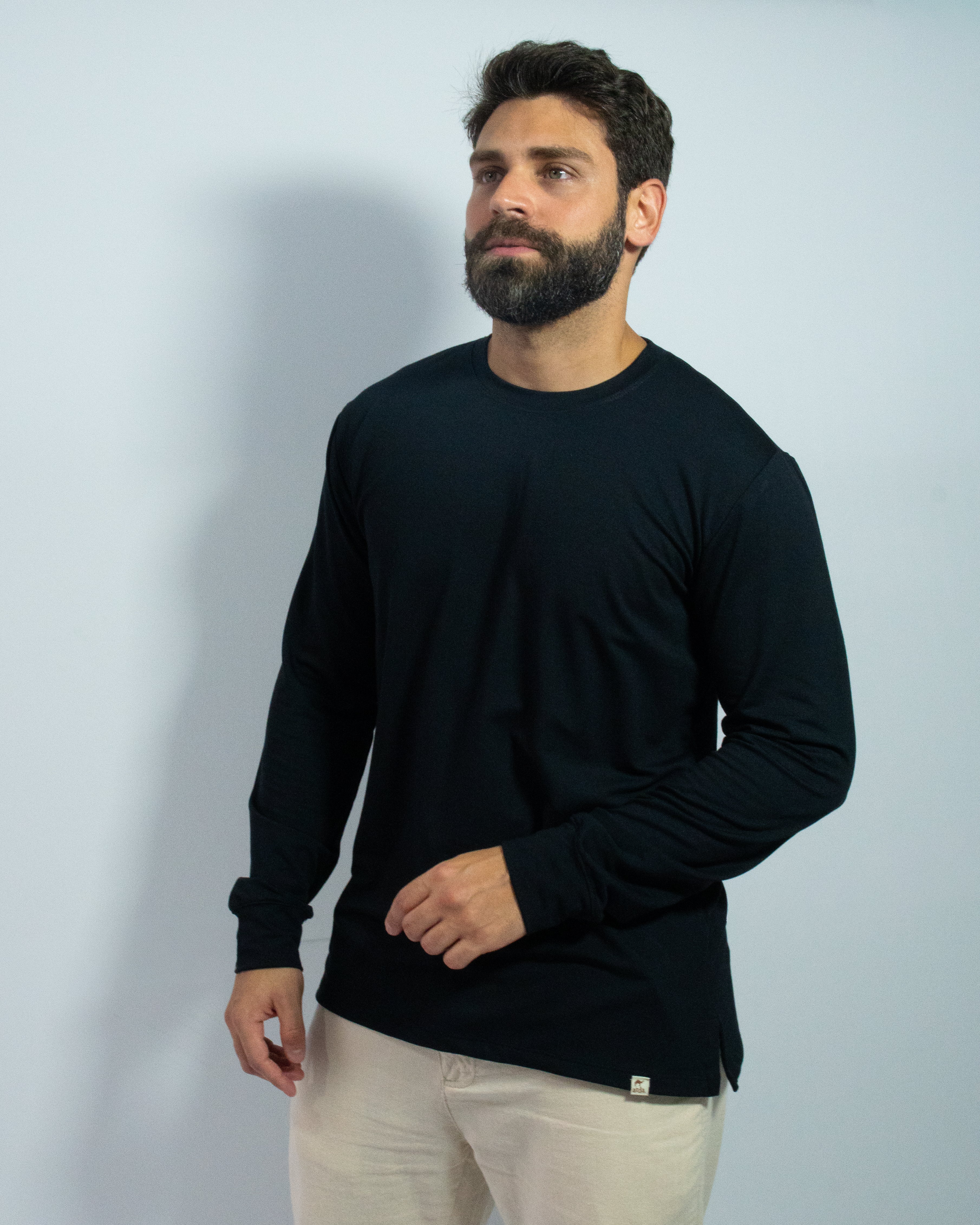 CAMISA SOFT LONG PRETA