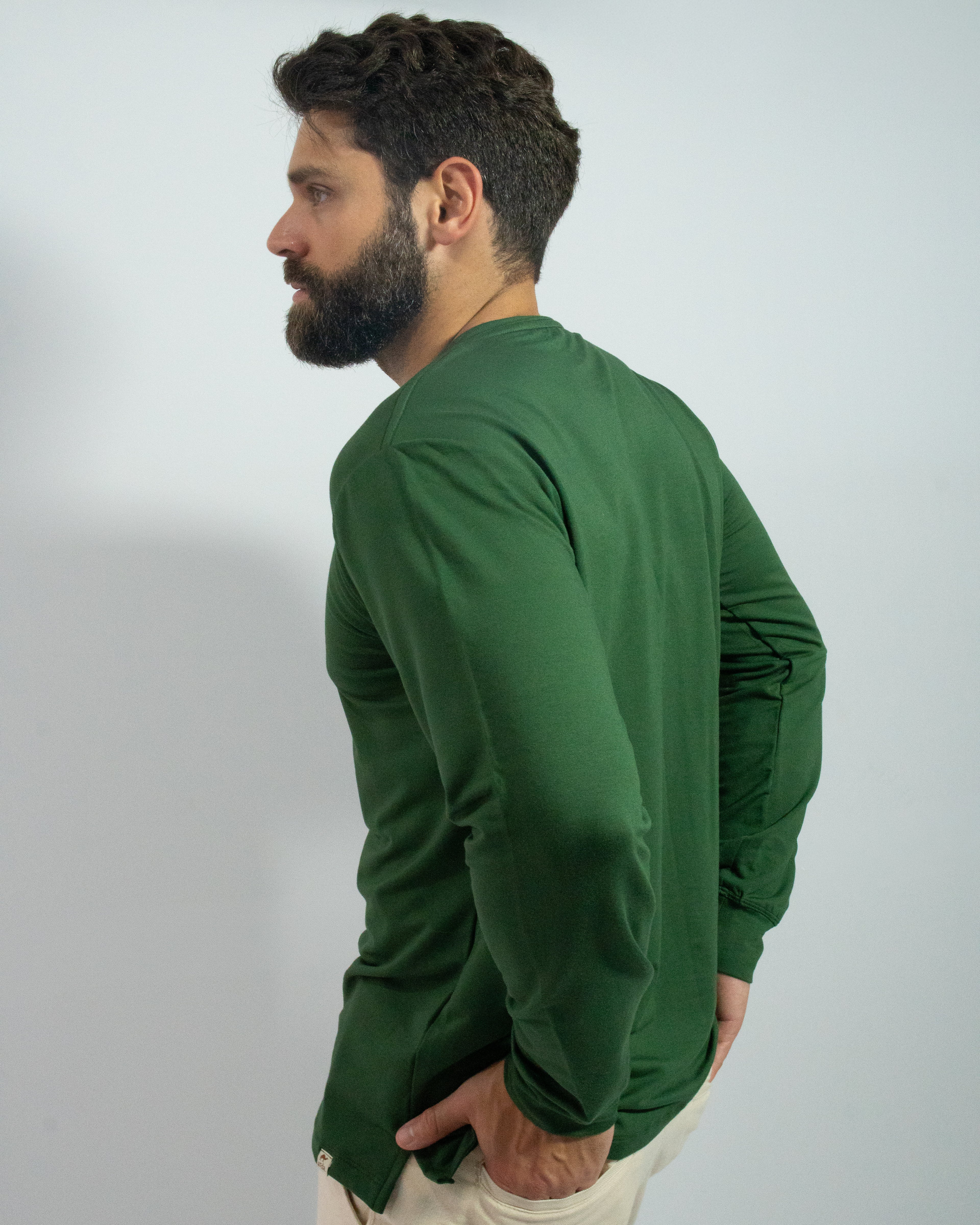 CAMISA SOFT LONG VERDE