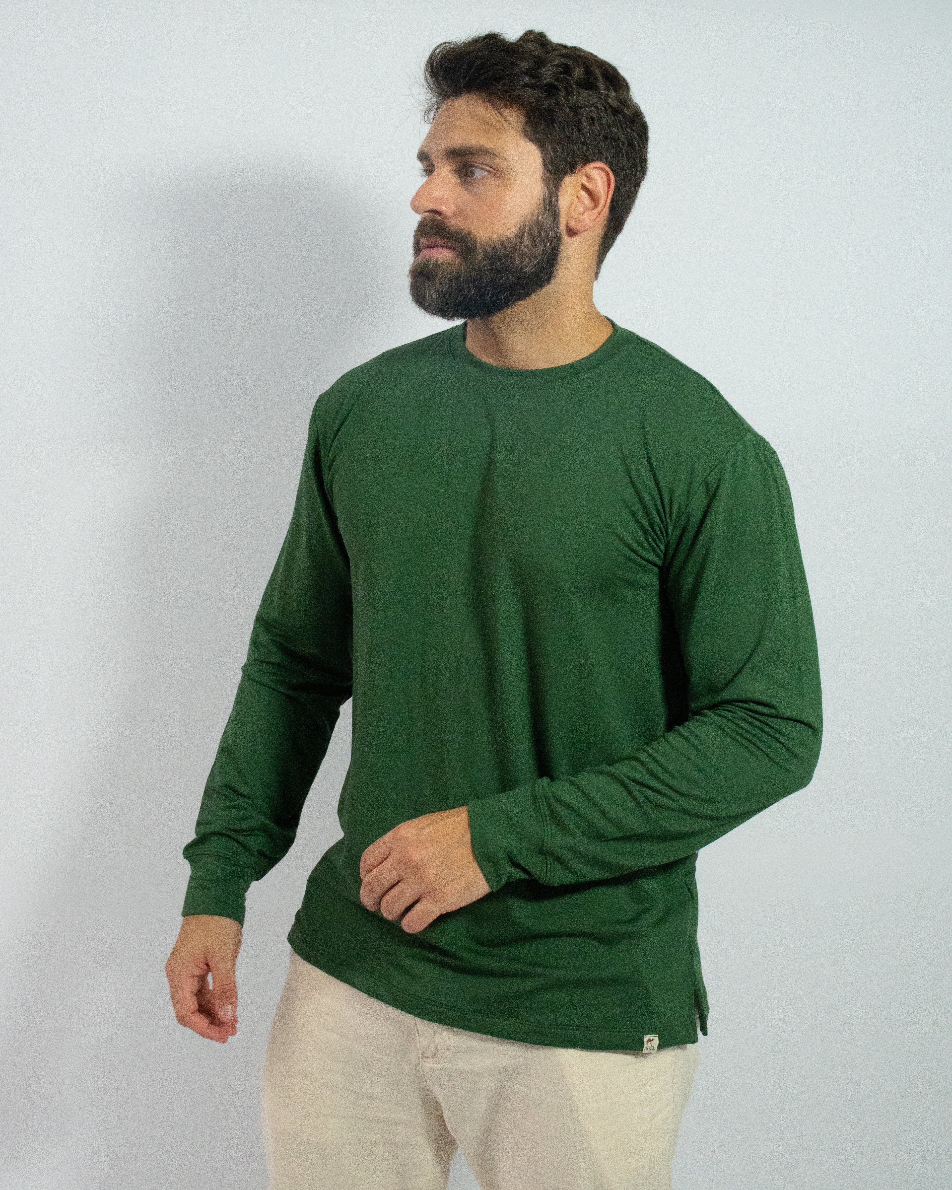 CAMISA SOFT LONG VERDE