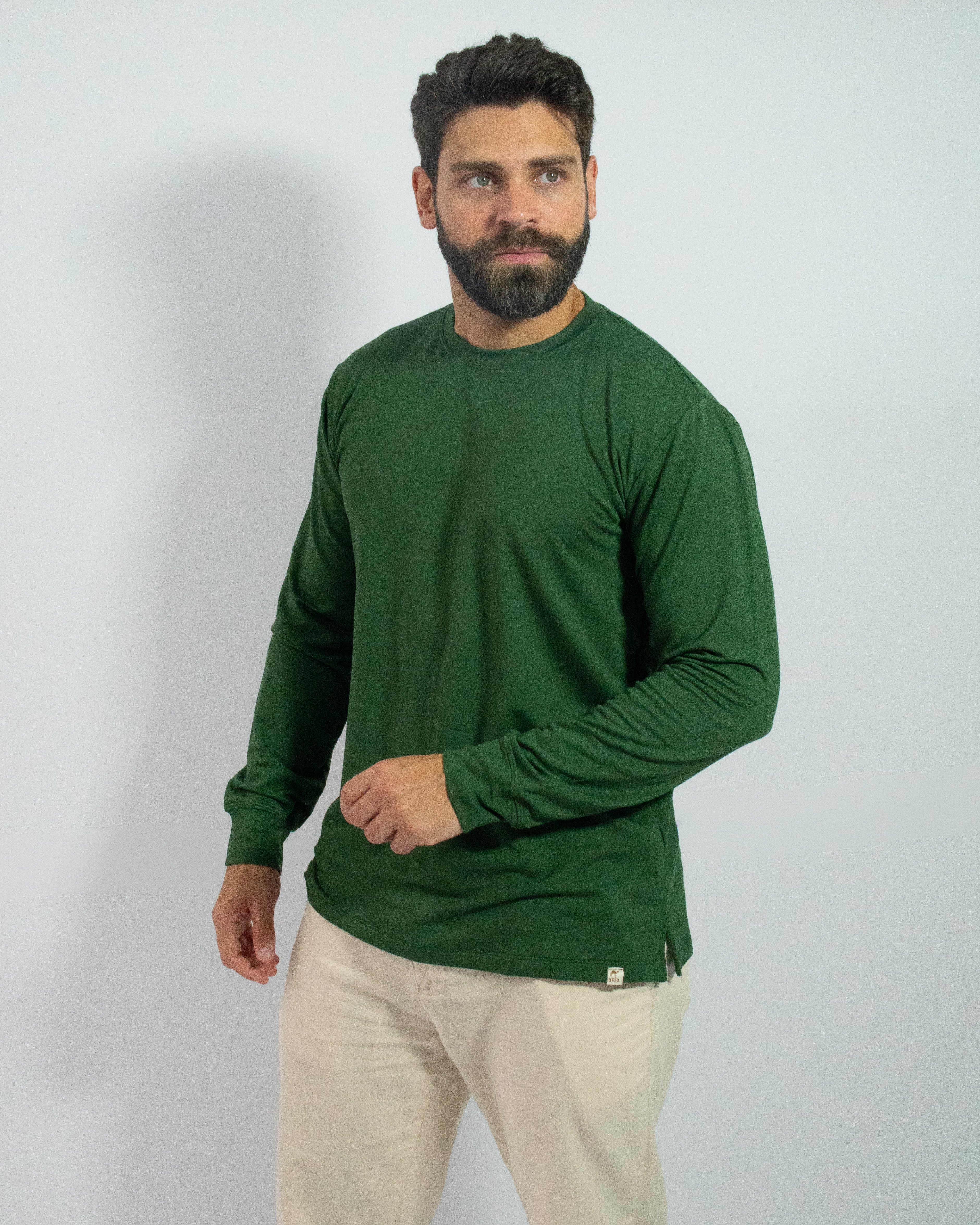 CAMISA SOFT LONG VERDE